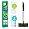 Swiffer Sweep Plus Mop Deluxe 2 in 1 Multi-Surface Floor Cleaning Starter Kit (1-Sweeper, 5-Sweep Cloths, 3-Mop Cloths)
