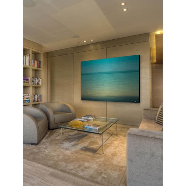 Unbranded 12 in. H x 18 in. W "Monotone" by Parvez Taj Printed Brushed Aluminum Wall Art