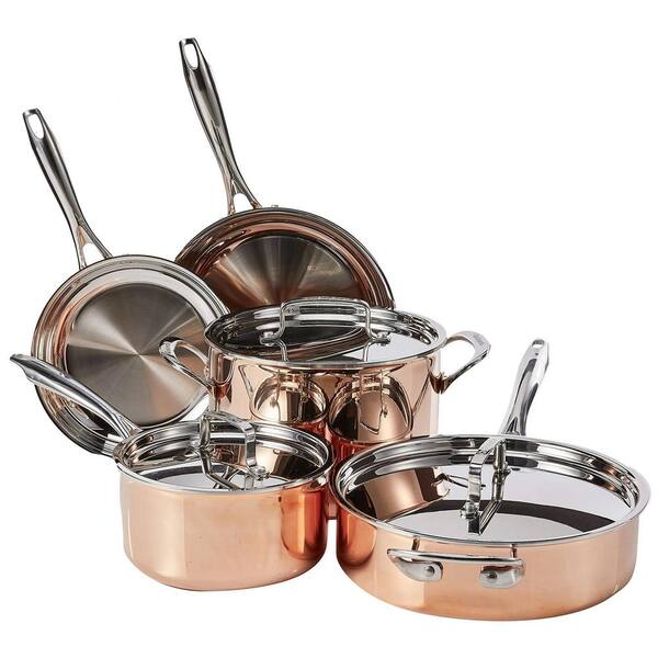 Cuisinart Copper Collection 8-Piece Stainless Steel Tri-Ply