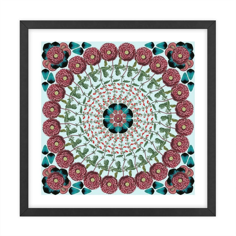 Nature Kaleidoscopes Framed Animal Art Print 34 in. x 34 in.
