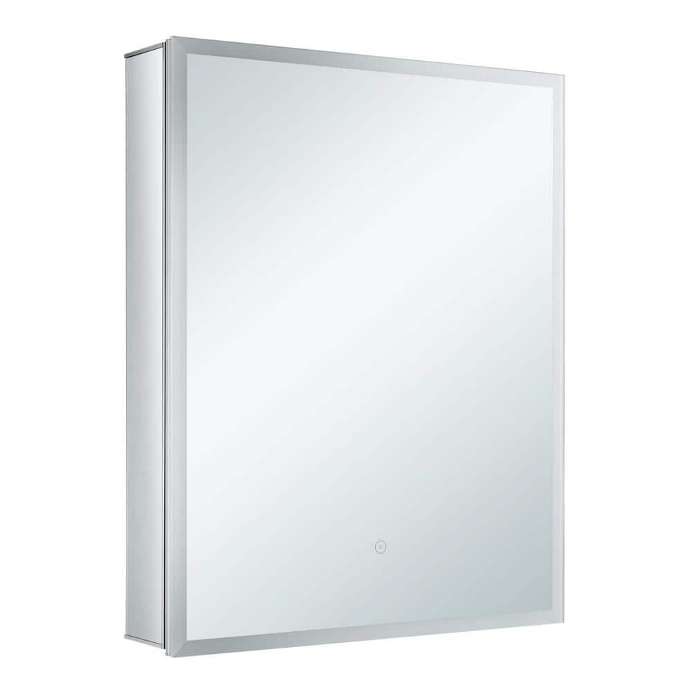 Halifax North America LED Lighted Medicine Cabinet with Mirror | Mathis Home