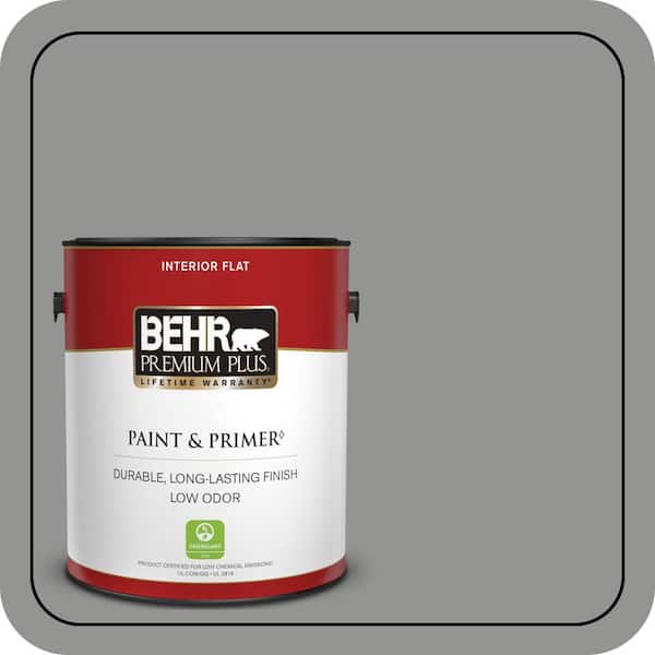 BEHR PREMIUM PLUS 1 gal. #780F-5 Anonymous Flat Low Odor Interior Paint & Primer