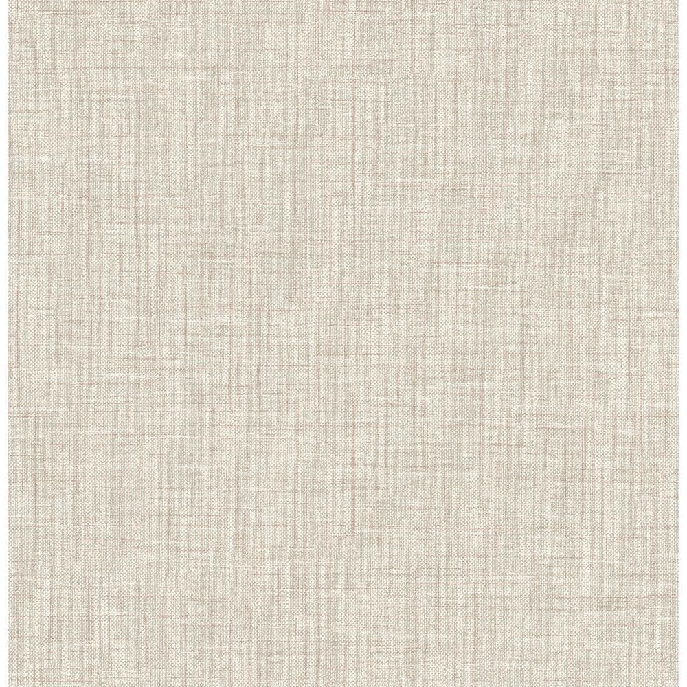 Taupe Vinyl-Coated Non-Pasted Washable Wallpaper Roll