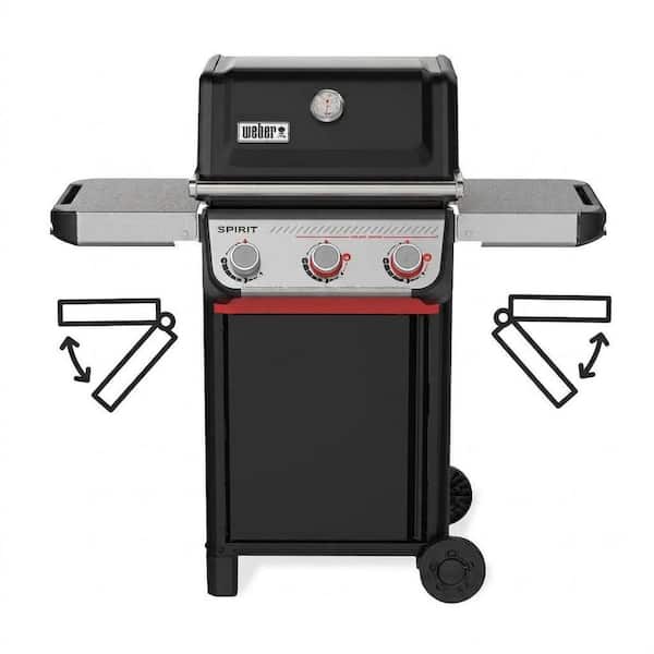 Weber Spirit E-325 3-Burner Propane Gas Grill in Black with