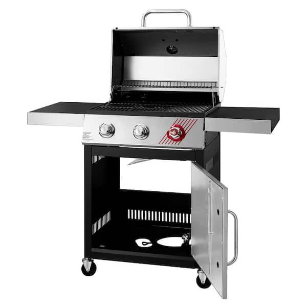 Large Propane Gas Grill 3-Burner with Grill Mats and Accessories Grill Kit  21PC