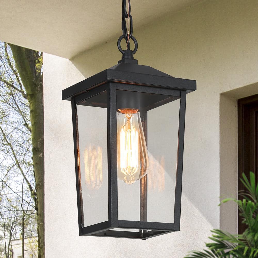 Pendant Light Outdoor Have A Question About LNC Modern Farmhouse Black  Outdoor Pendant Light For Covered Porch Gazebo, 1-Light Hanging Light With  Seeded Glass Shade? - Pg 2 - The Home Depot Gazebo Lights, image size:1000x1000