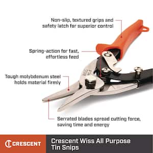 9 in. Curve-Cut Tin Snip