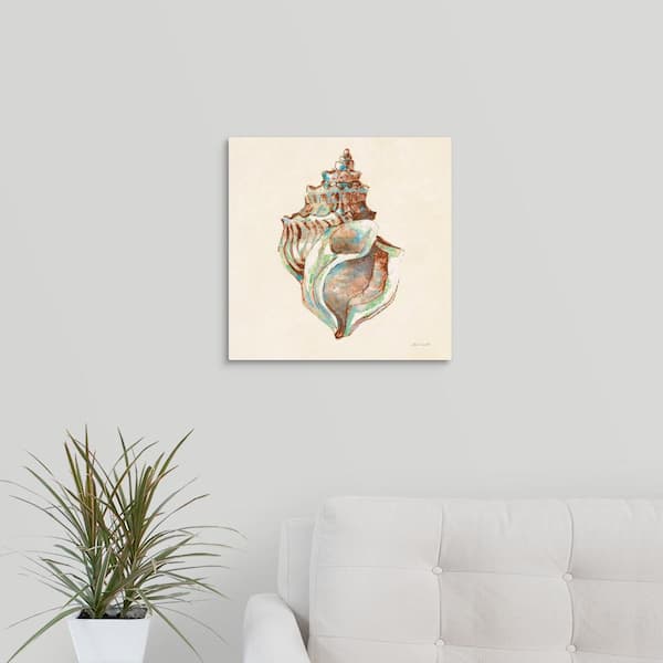 Heart Shaped Sea Shells Still Life Canvas Print - PlusCanvas