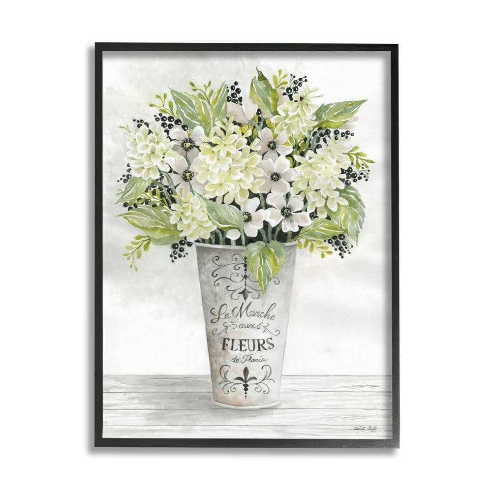 Stupell Industries French Floral Bouquet Parisian Charm Flowers By Cindy  Jacobs Framed Print Nature Texturized Art 24 in. x 30 in. ab-130_fr_24x30 - 