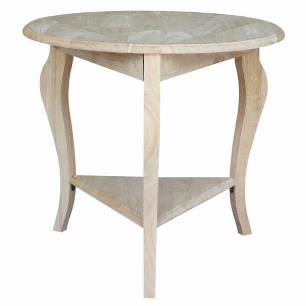 International Concepts Cambria Unfinished Drop Leaf End Table