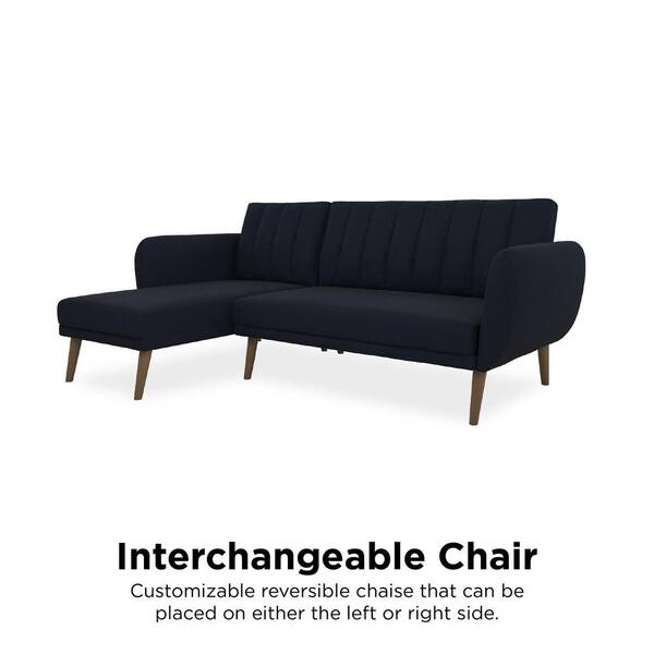 Novogratz Brittany Sofa Futon Baci Living Room