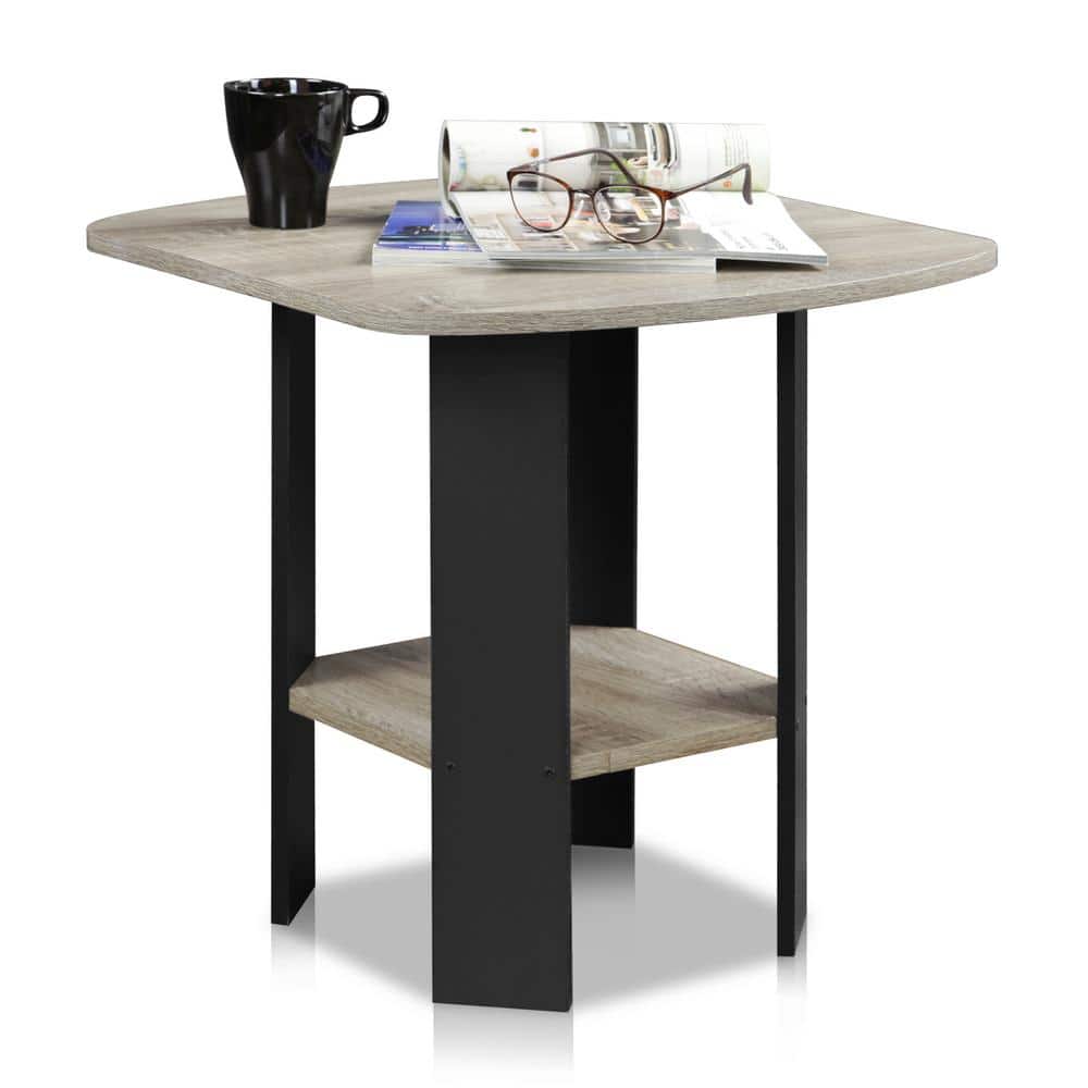 Eco-Friendly French Oak Grey Square End Table