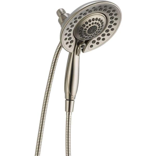 Delta In2ition 5-Spray Hand Shower and Shower Head Combo Kit in Stainless