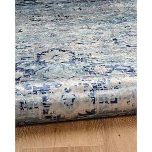 Echelon Brea Blue/Ivory 3 ft. 3 in. x 5 ft. Accent Rug