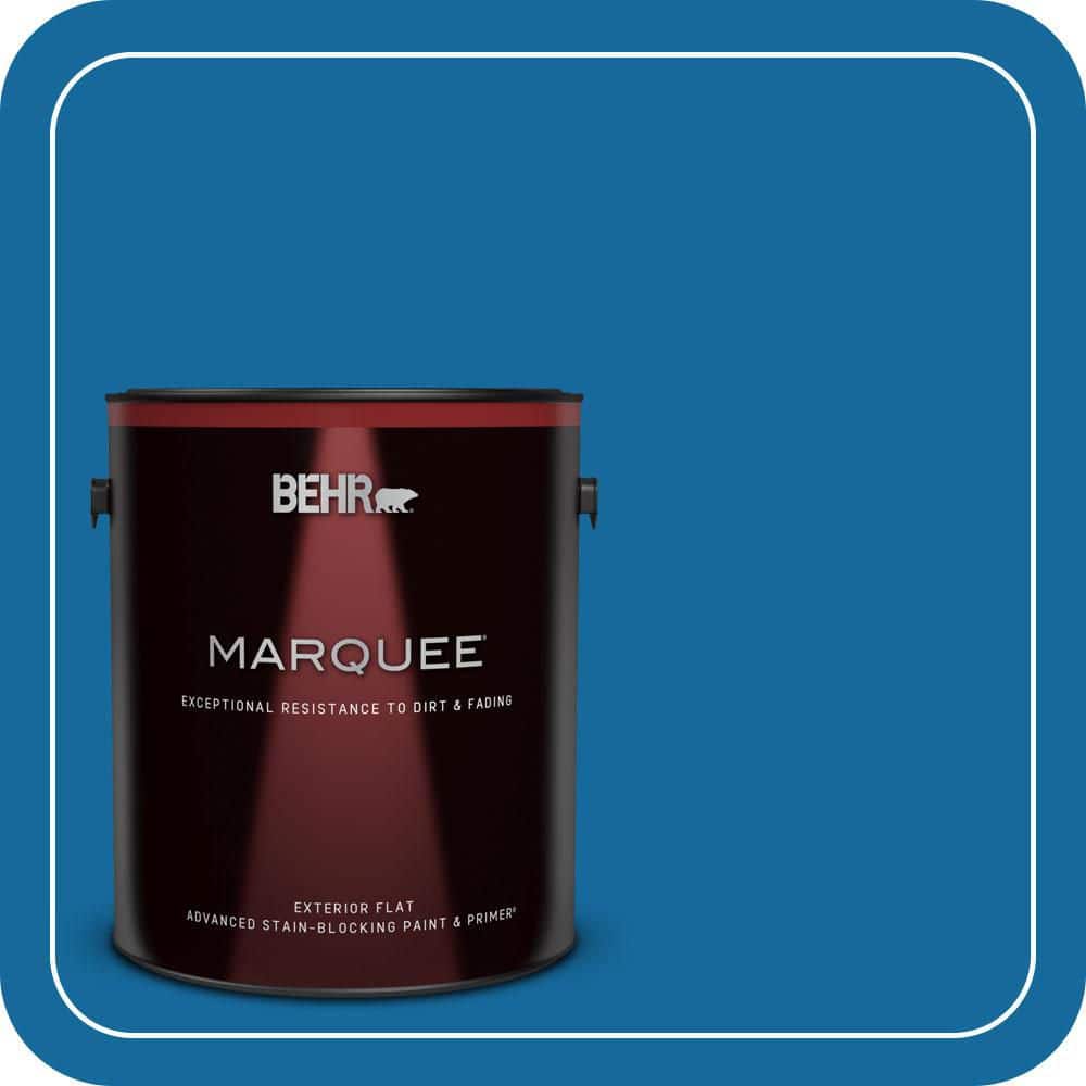ギャラクシーパトロール・スペースターボ BEHR MARQUEE 1 gal. #P500-7 Cosmic Cobalt Flat Exterior Paint