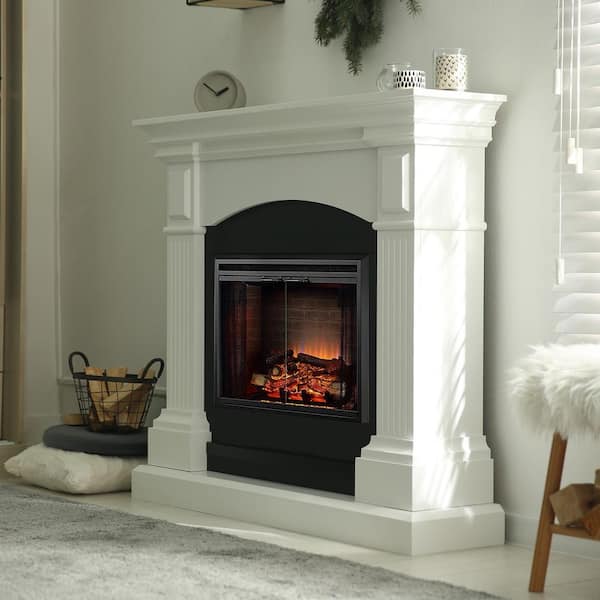 PuraFlame 33.5 in. Ventless Electric Fireplace InsertHD45B The Home