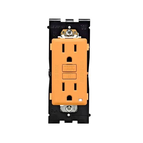 Leviton Renu 15 Amp Tamper Resistant GFCI Duplex Outlet - Toasted Coconut-DISCONTINUED