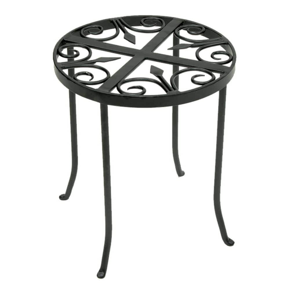 Round Trivet Plant Stand, 14 in. Tall, Graphite Powder Coat Finish price history on PriceWatchPro