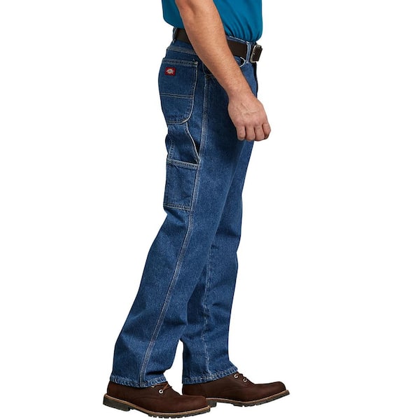 Dickies Men's Denim Jeans Regular Straight Fit 100% Cotton 5