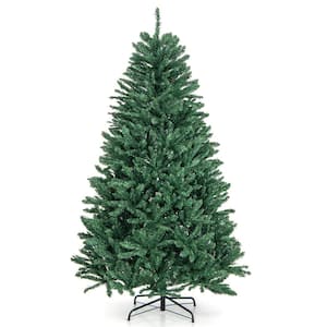 6 ft. Unlit Douglas Full Fir Hinged Artificial Christmas Tree with 1355-Tips