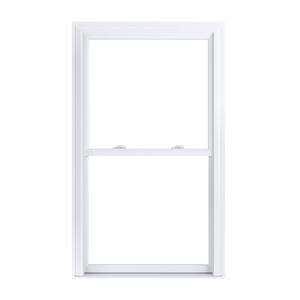 31.75 in. x 53.25 in. 70 Pro Series White Double Hung Low-E Argon Glass Vinyl Replacement Window, Screen Incl