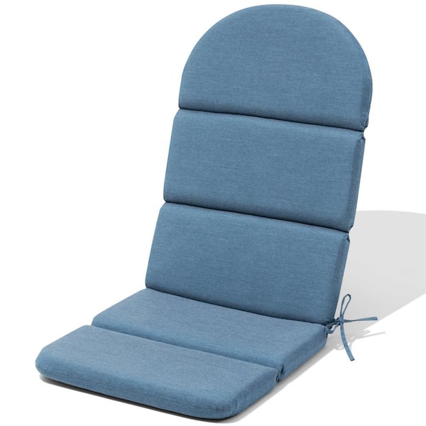 Unbranded 50 in. x 20 in. 1-Piece Sunbrella Outdoor Adirondack Chair Cushion in Blue