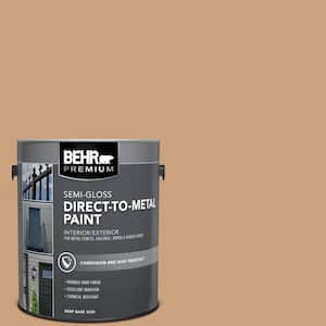 1 gal. #270F-4 Peanut Butter Semi-Gloss Direct to Metal Interior/Exterior Paint