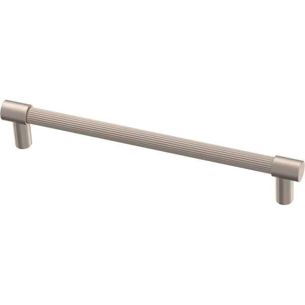 Liberty Fluted 6-5/16 in. (160 mm) Modern Satin Nickel Cabinet Handle Drawer Bar Pull