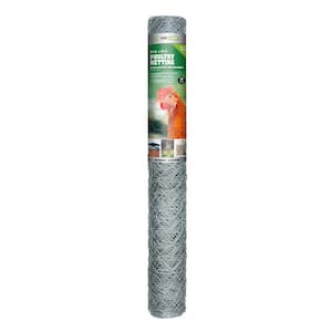 2 in. Mesh x 2 ft. x 50 ft. 20-Gauge Galvanized Poultry Netting