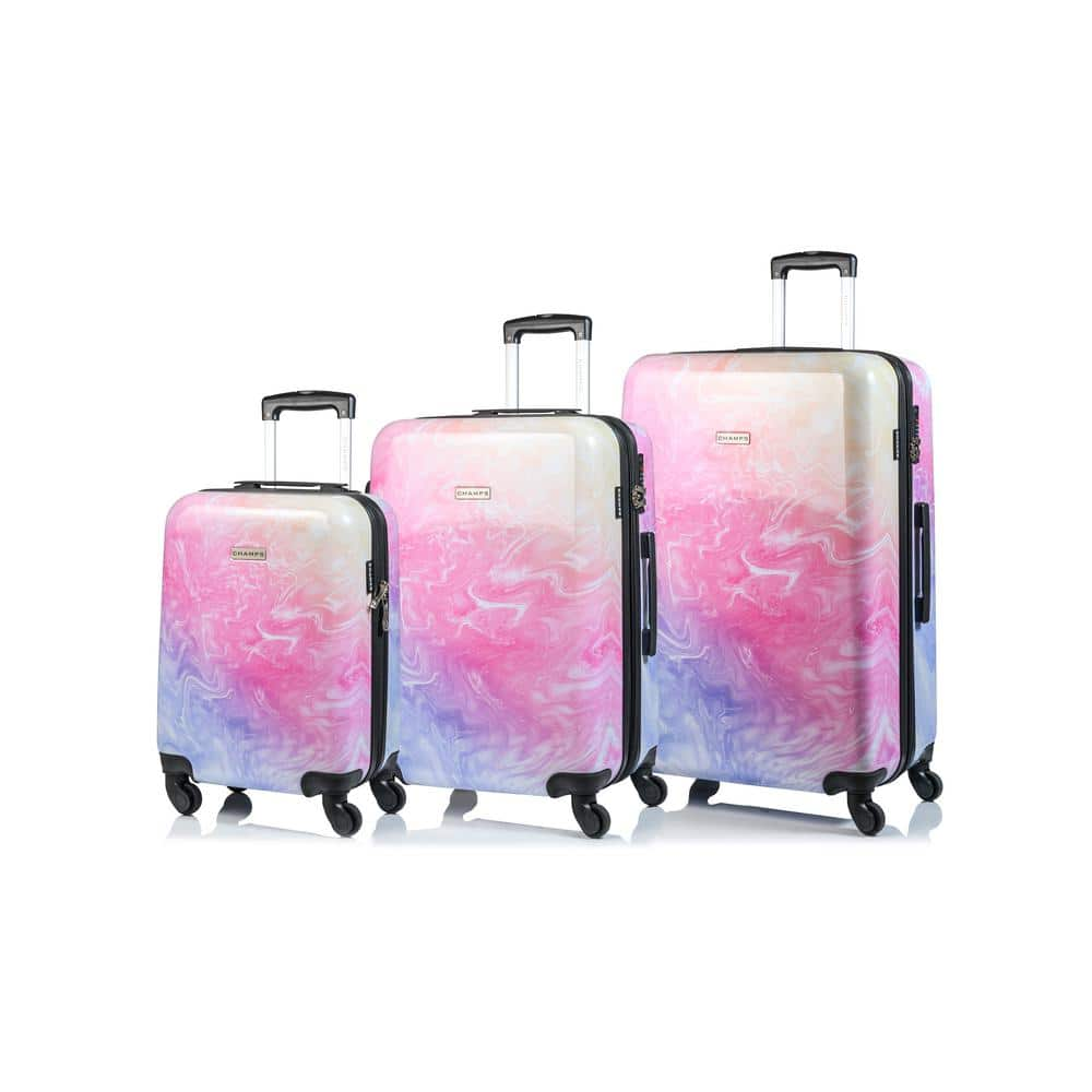 bright colored luggage sets