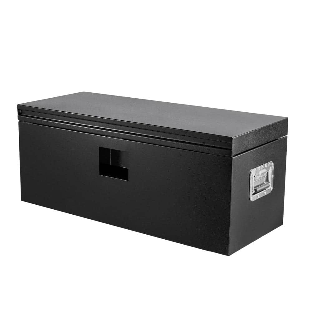 48 in. Black Steel Truck Bed Tool Box with Dual Gas-Shock Lids and Lockable Weatherproof Storage price history on PriceWatchPro