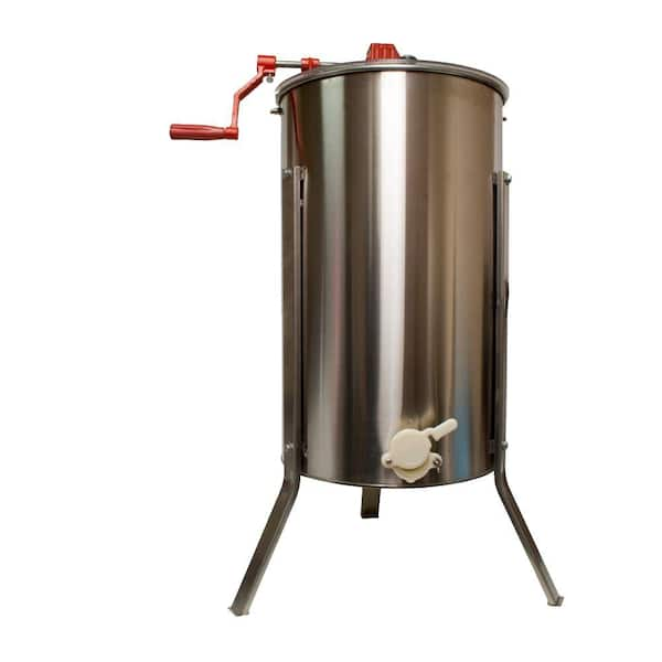 HARVEST LANE HONEY 21 in. x 21 in. x 42 in. Stainless Steel 2 Frame Honey Extractor