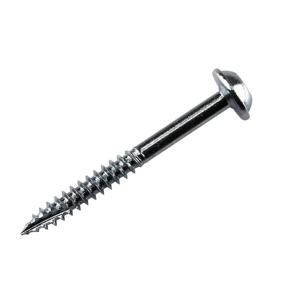 Kreg #7 x 1-1/2 in. Square Maxi-Loc Head Fine Zinc-Plated Steel Pocket-Hole Screw (100-Pack)