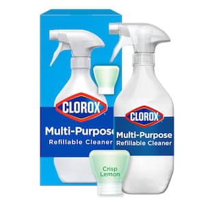 1.13 fl. oz. Crisp Lemon Scent Bleach-Free All-Purpose Cleaner Refillable Spray Starter Kit
