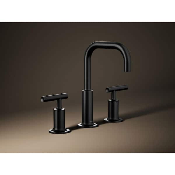 KOHLER Purist 8 in. Widespread 2-Handle Bathroom Faucet with Lever