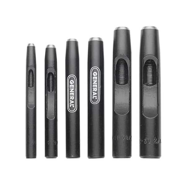 General Tools Hollow Steel Punch Set (6-Piece) 1280ST - The Home Depot