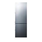 24 in. 11.35 cu. ft. Bottom Freezer Refrigerator in Stainless Steel, Counter Depth
