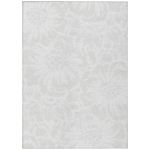 Chantille ACN551 Ivory 2 ft. 6 in. x 3 ft. 10 in. Machine Washable Indoor/Outdoor Geometric Area Rug