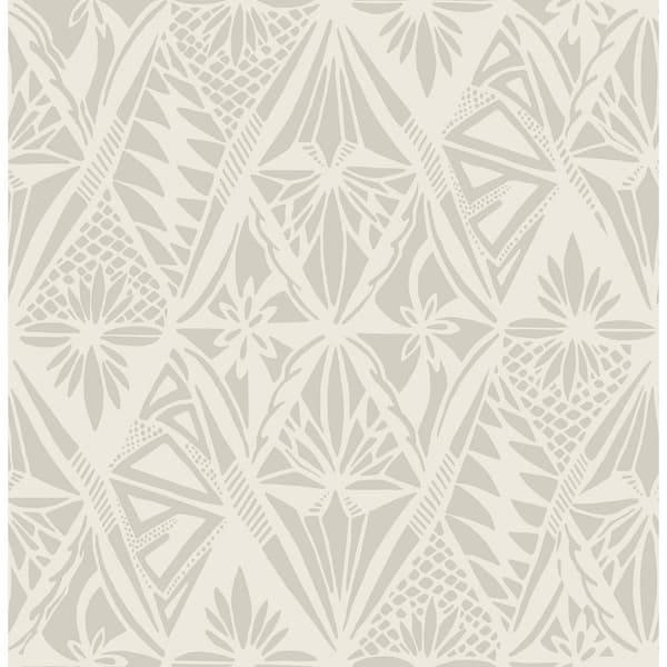 A-Street Prints Grey Urbane Diamonds Wallpaper Sample