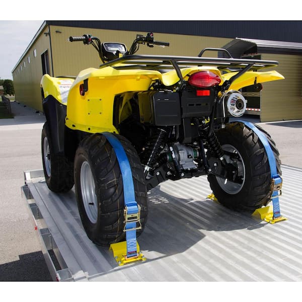 7.5 ft. x 2 in. E-track ATV Strap with 4 in. E-track Kit