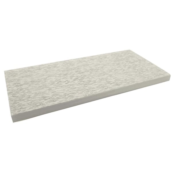 Deck-Top 8 ft. x 1/2 in. x 5-1/2 in. Harbor Grey PVC Decking Board Covers for Composite and Wood Patio Decks (10-Pack)