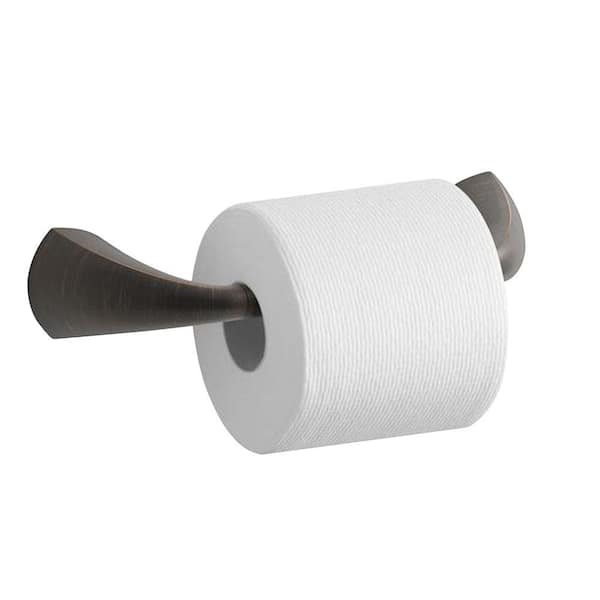Toilet Paper Holder - Bathroom Flexible Pivoting Tissue Handle on