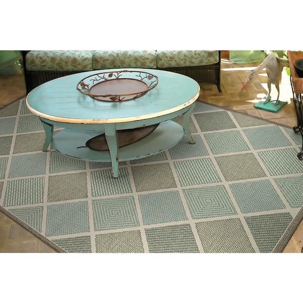 Monaco Meridian Multi 5 ft. x 8 ft. Indoor/Outdoor Area Rug