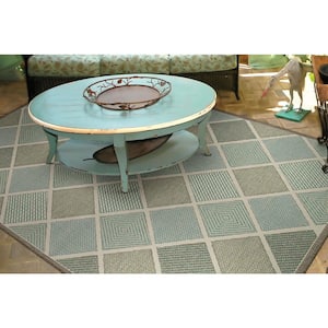 Monaco Meridian Multi 8 ft. x 11 ft. Indoor/Outdoor Area Rug