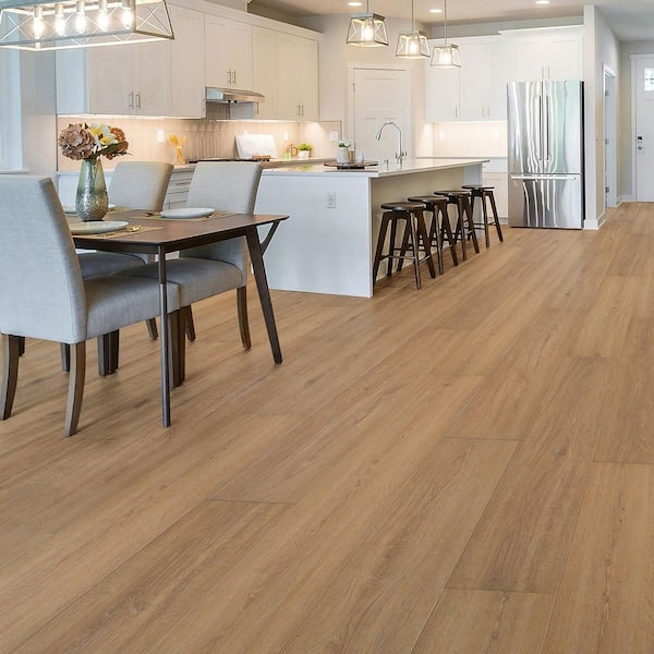 McEntire Oak 22 MIL x 9 in. W x 48 in. L Click Lock Waterproof Luxury Vinyl Plank Flooring (17.98 sq. ft./case)