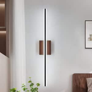 33.7 in. W Dimmable LED Bath Sconce Wall Lighting for Bathroom Corridors, Staircases, 6000K Cool Light Fixture