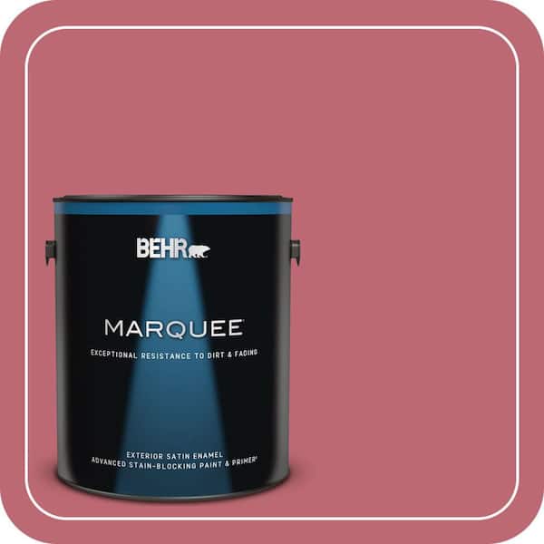BEHR MARQUEE 1 gal. #M140-5 Cherry Fizz Satin Enamel Exterior Paint & Primer