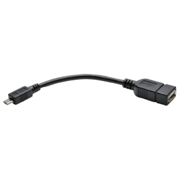Tripp Lite 6 in. Micro USB OTG Host Adapter Cable
