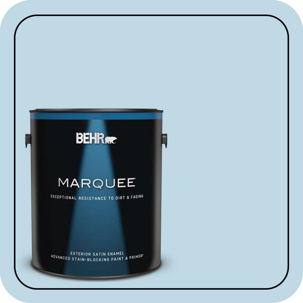 1 gal. #M500-1 Tinted Ice Satin Enamel Exterior Paint & Primer price history on PriceWatchPro