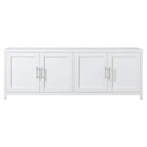 Strahm 68 in. White TV Stand Fits TV's up to 75 in.